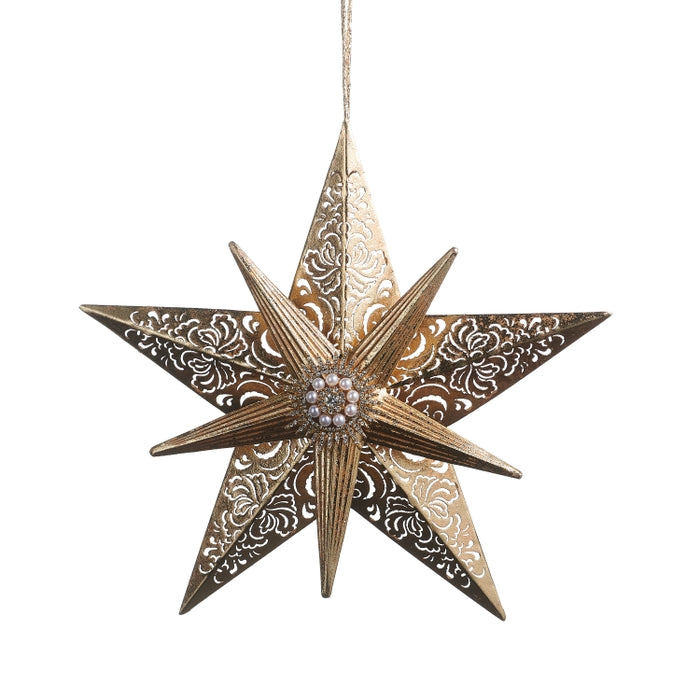 9.75" Hanging Starburst Ornament