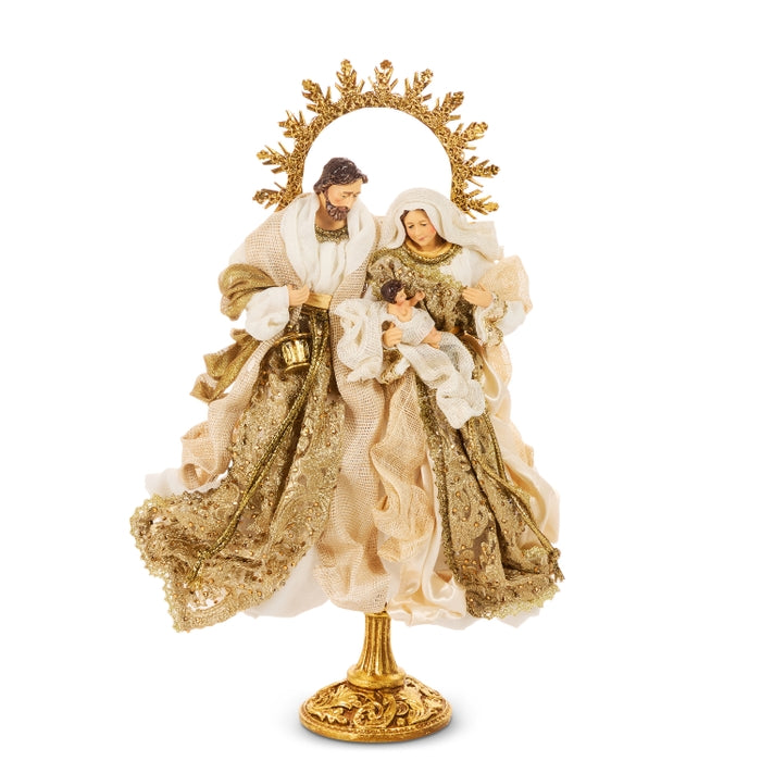 19" Holy Family on Pedestal