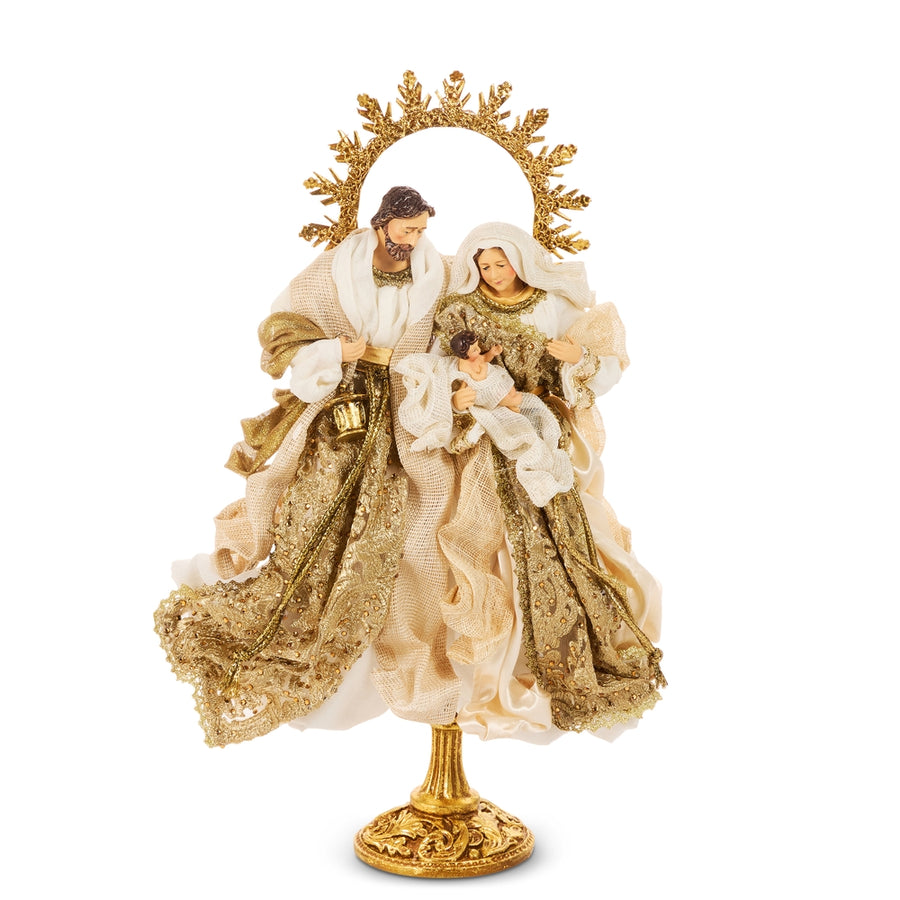 19" Holy Family on Pedestal