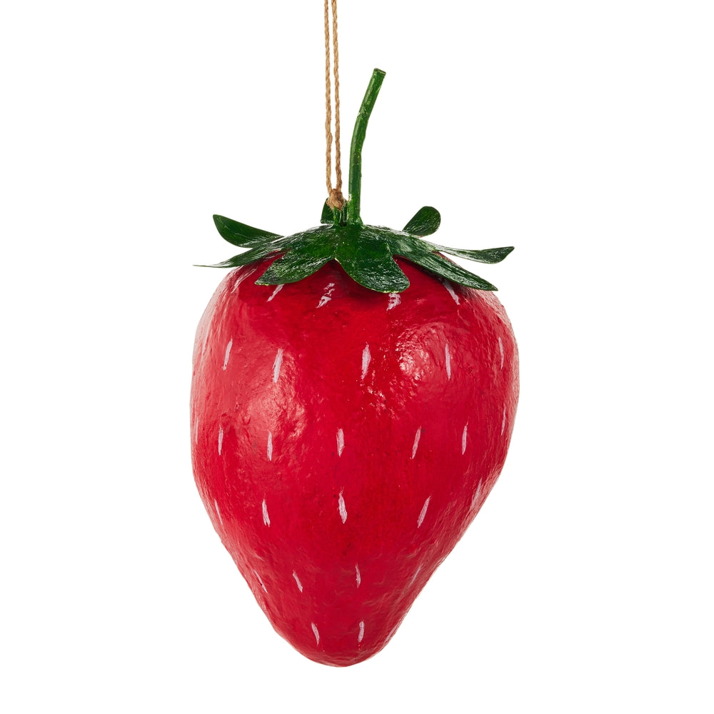 11" Paper Mache Strawberry