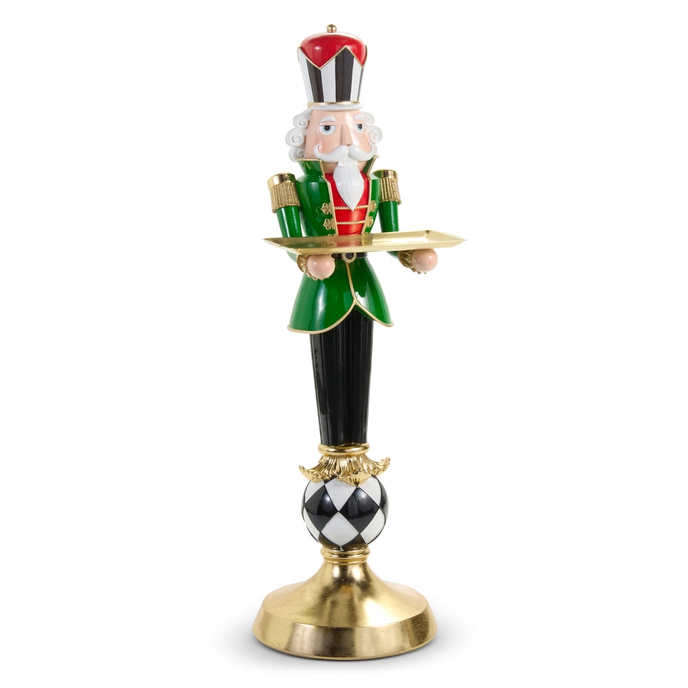 42" Nutcracker on Harlequin Stand Butler