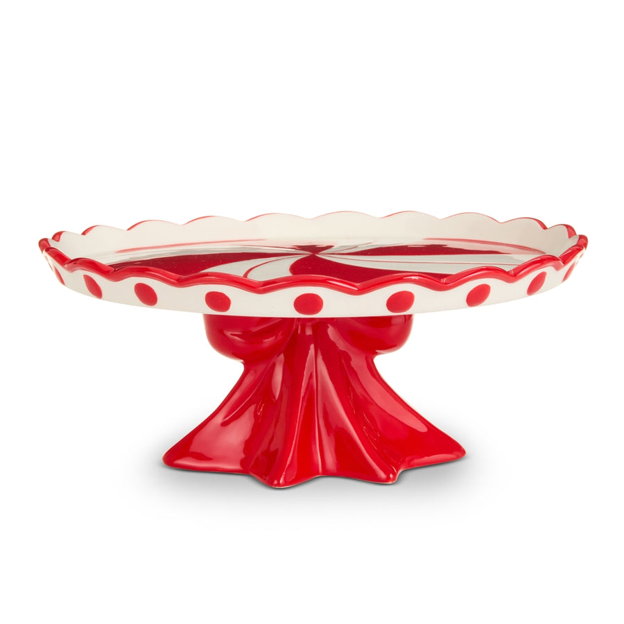 12" Peppermint Cake Stand