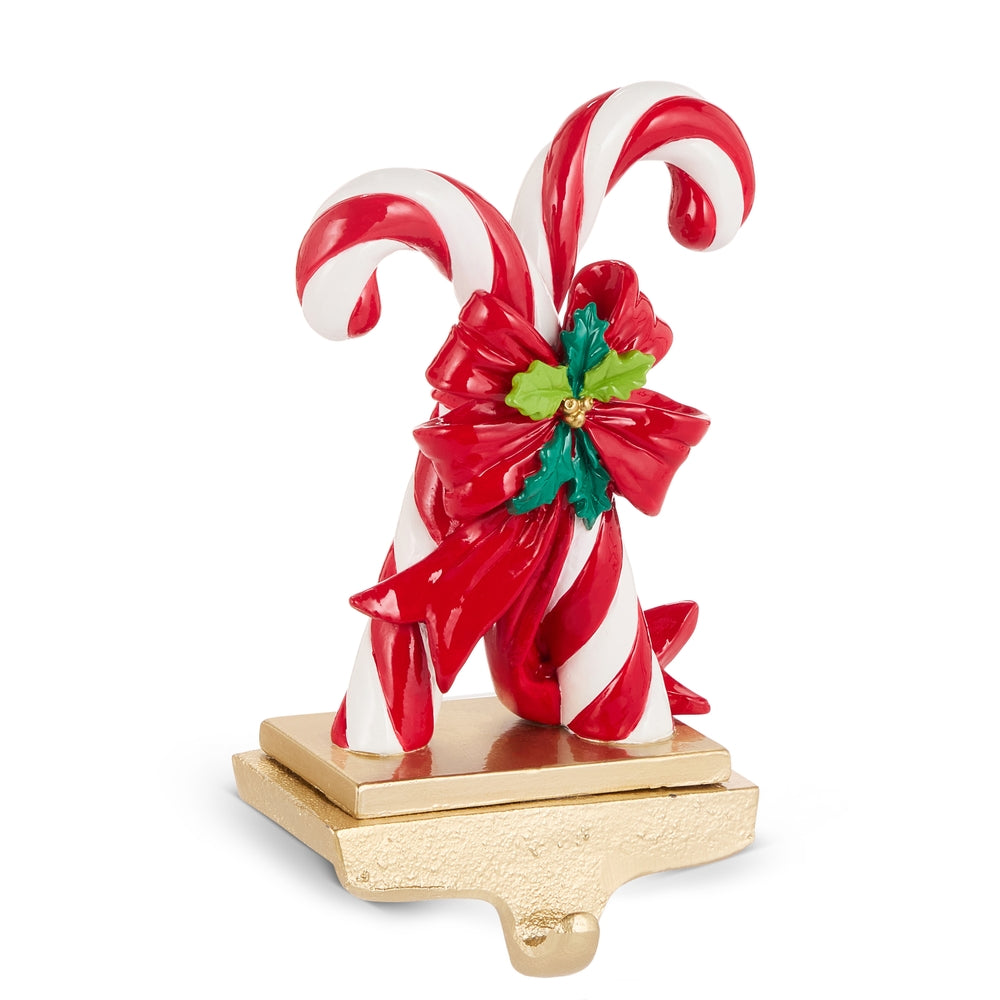 8" Candy Cane Stocking Holder