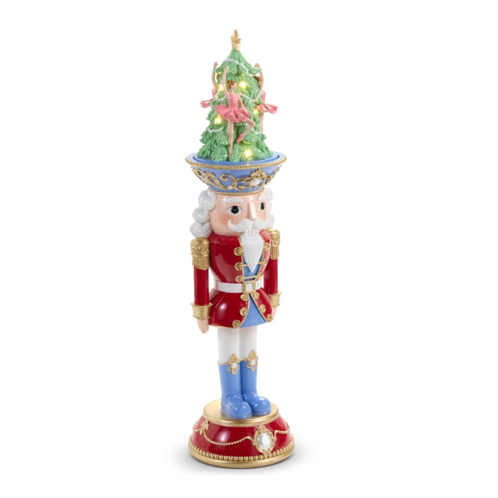 Lighted Animated Musical Nutcracker with Ballerinas 35.5"