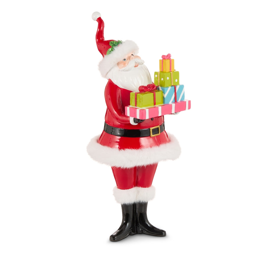 17.75" Santa with Colorful Packages