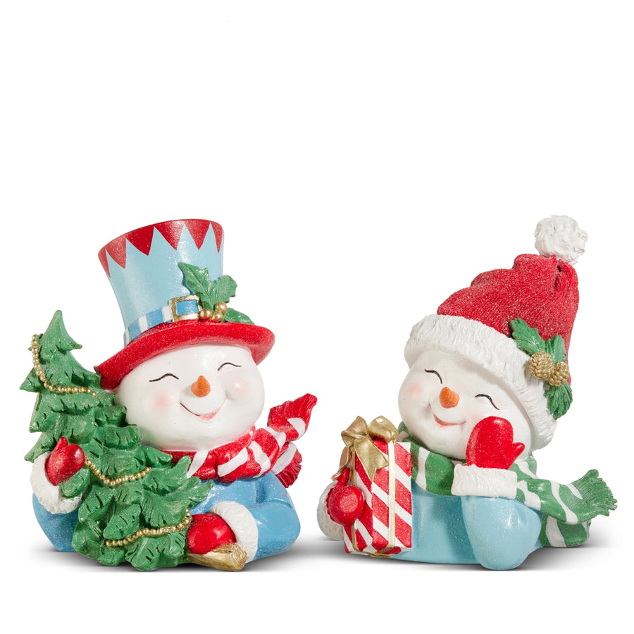 8.5" Jolly Snowman Bust
