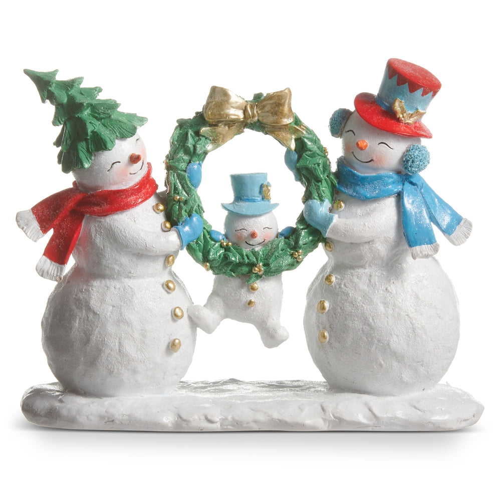 7.5" Jolly Snowman Family