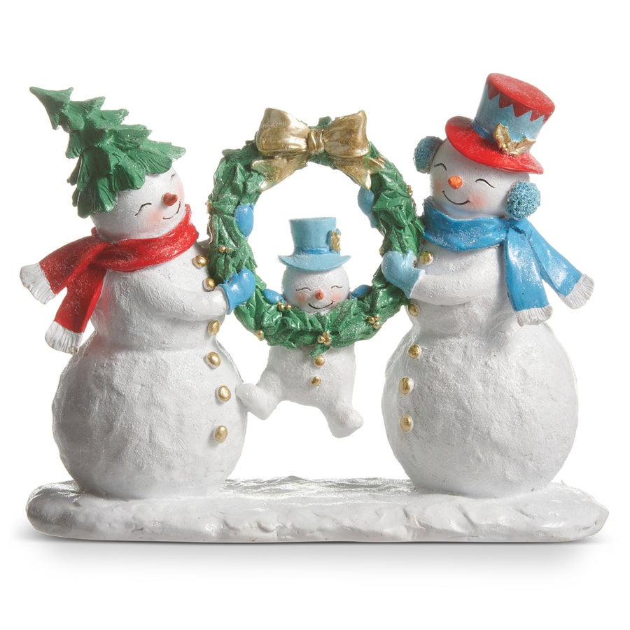 7.5" Jolly Snowman Family