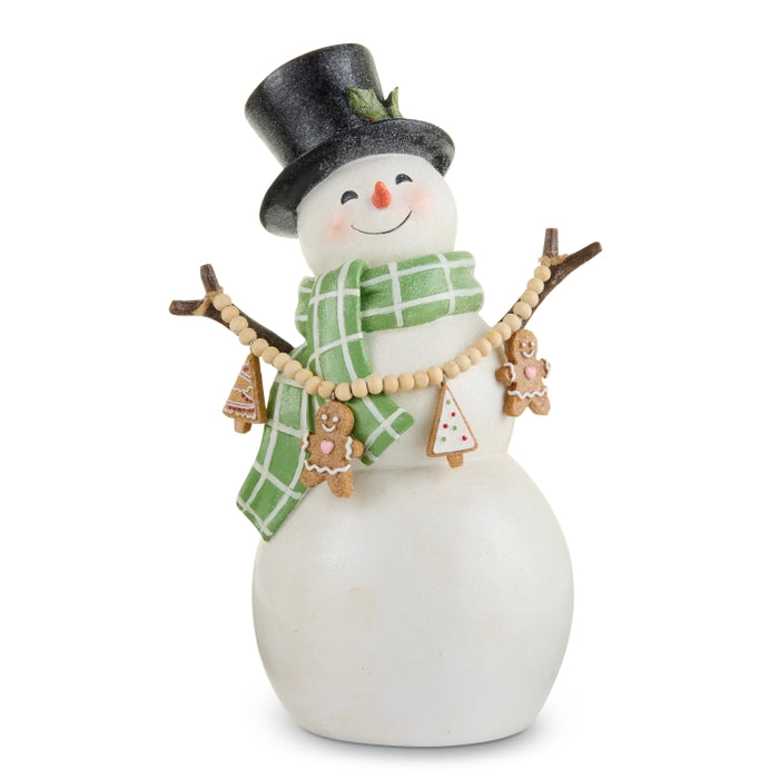 12" Gingerbread Baking Snowman