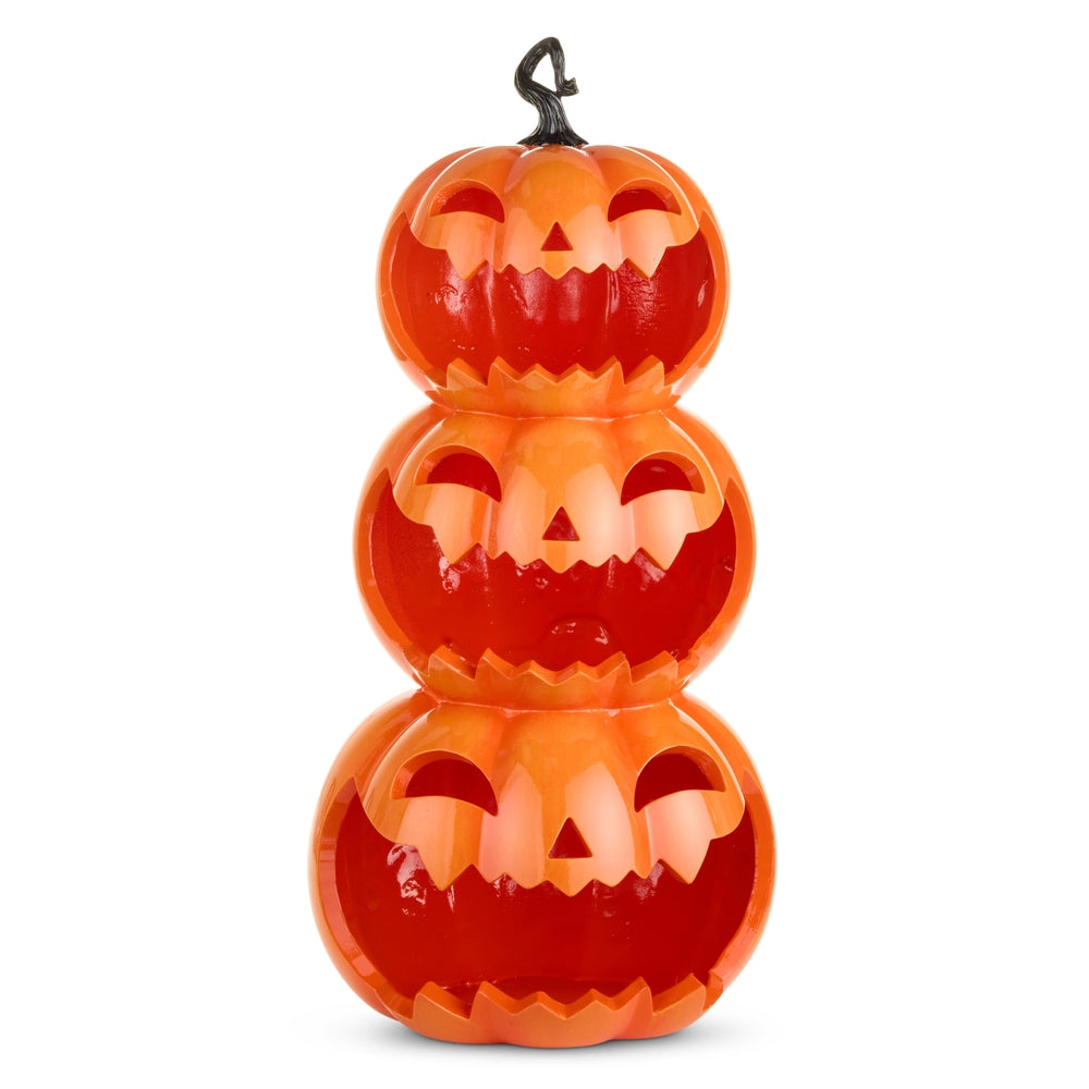 24" Stacked Jack-O-Lantern