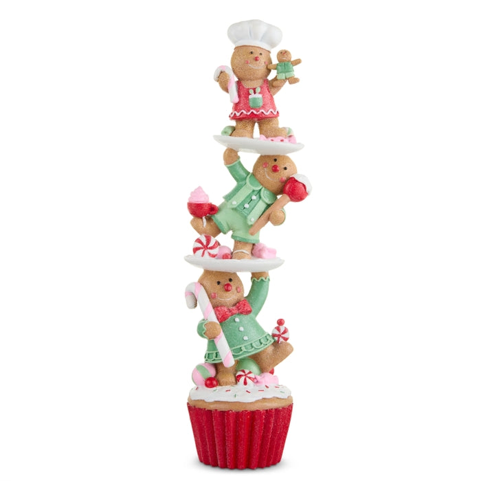 15.75" Gingerbread Man Topiary
