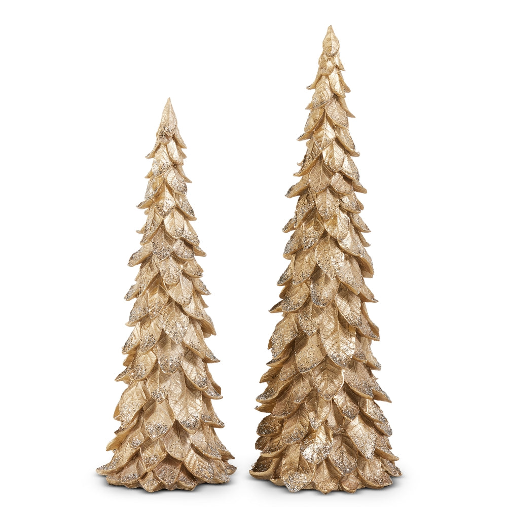 18" Gold Glitter Tree