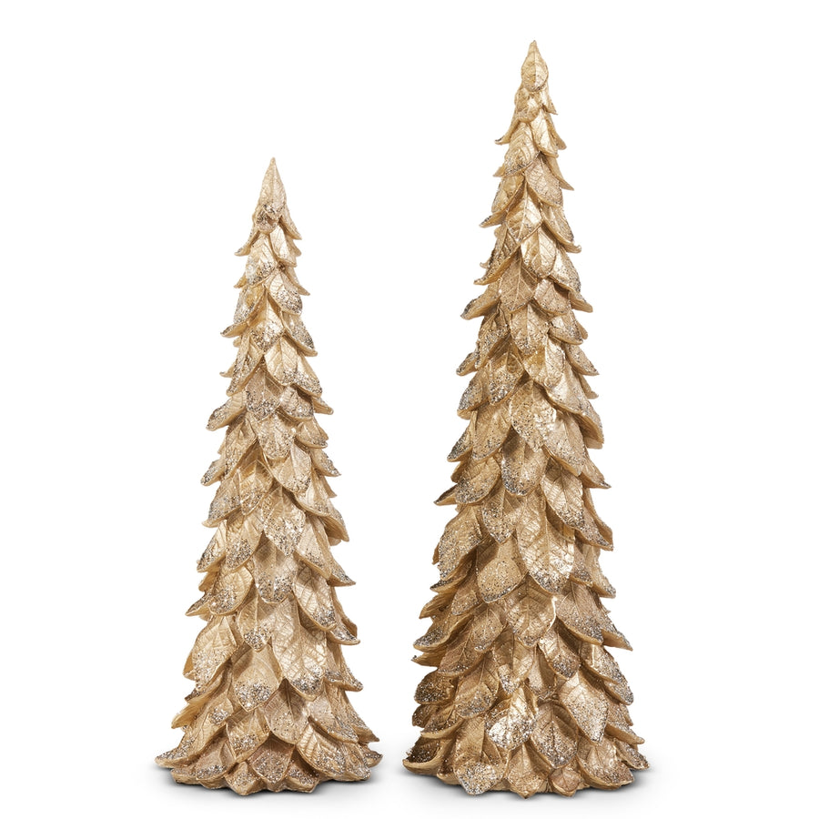 18" Gold Glitter Tree