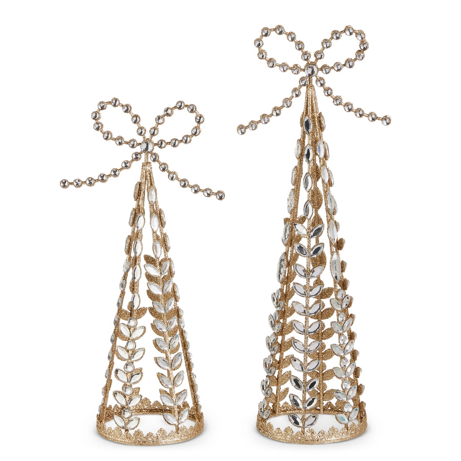 13.25" Bow Jewel Tree