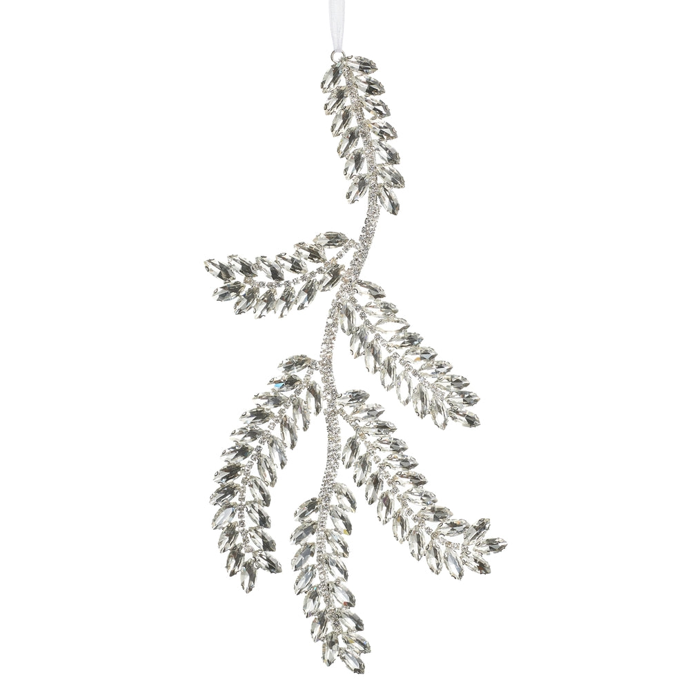 4" Clear Jewel Ornament