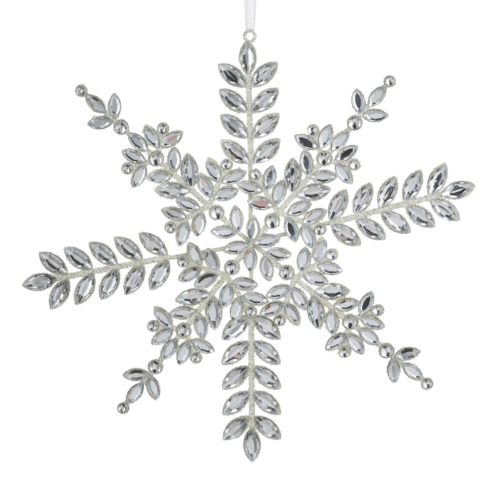 9" Clear Jewel Vine Ornament