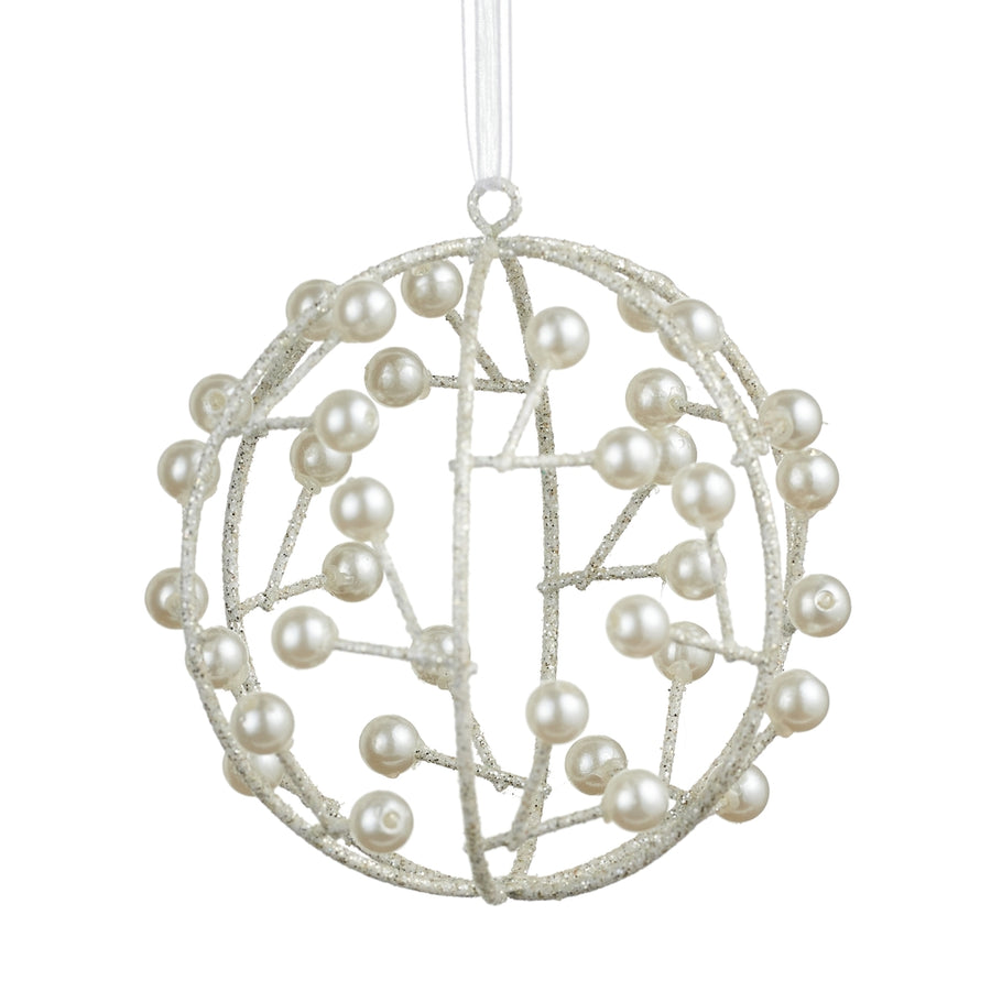 4" Pearl Ball Ornament