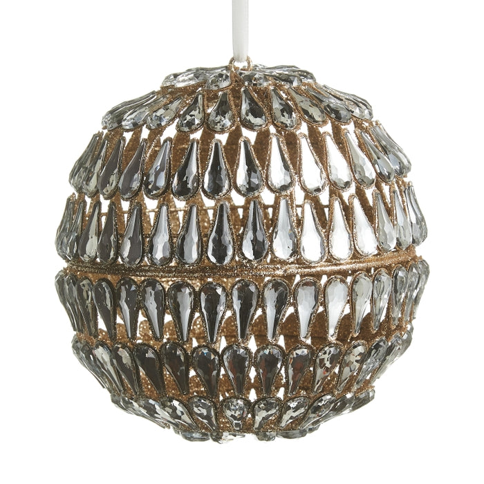 6.5" Jewel Ball Ornament