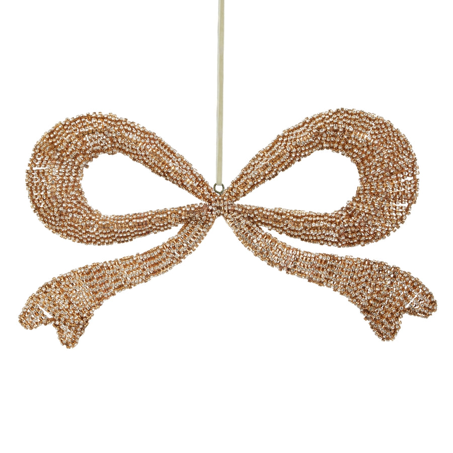 17.75" Jeweled Bow Ornament