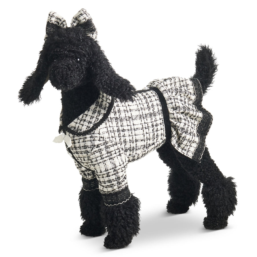 26.5" Black Labradoodle in Tweed