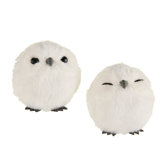 5" White Owl Ornament