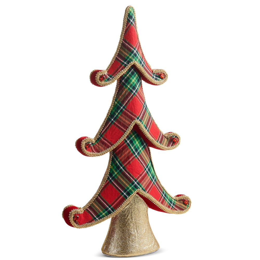 23.5" Red Plaid Tree
