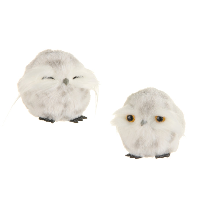 4.5" Speckled Owl Ornament