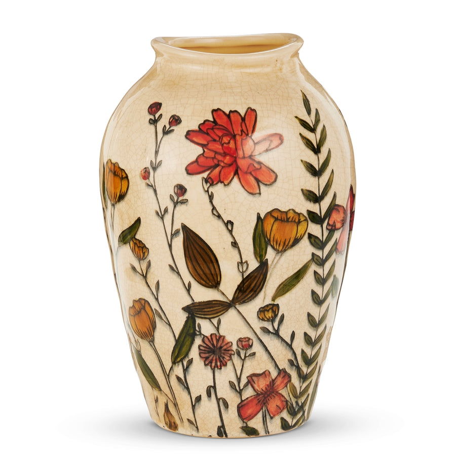 12" Floral Vase