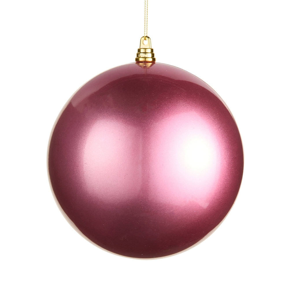6" Pink Pearl Ball Ornament