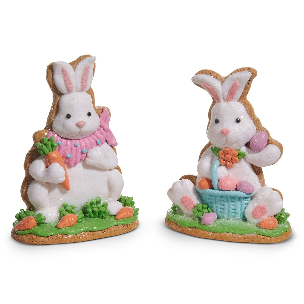 4.75" Springtime Gingerbread Bunny
