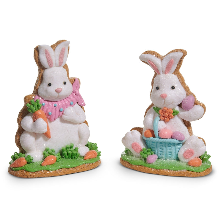 4.75" Springtime Gingerbread Bunny