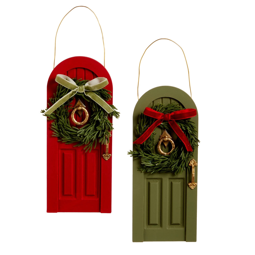 9.5" Holiday Door Ornament