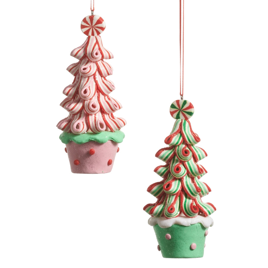 4.5" Ribbon Candy Tree Ornament