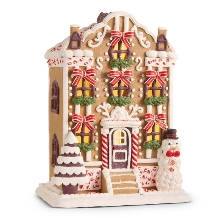 11" Gingerbread Townhouse