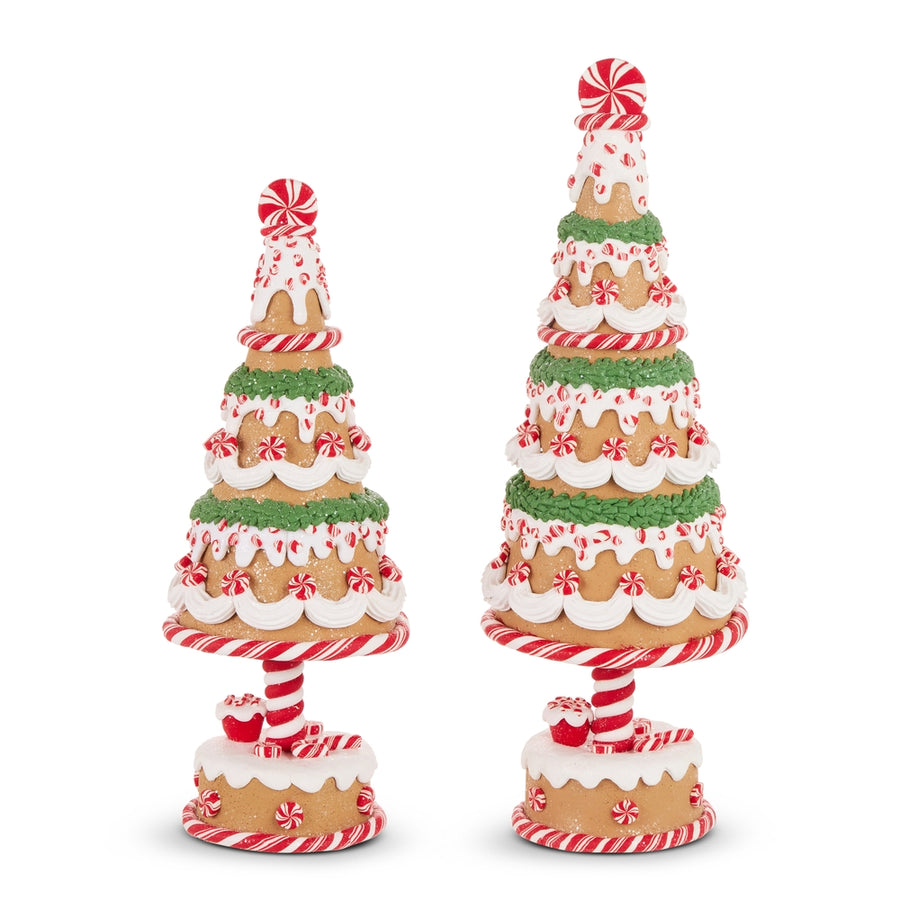 15.5" Gingerbread Trees