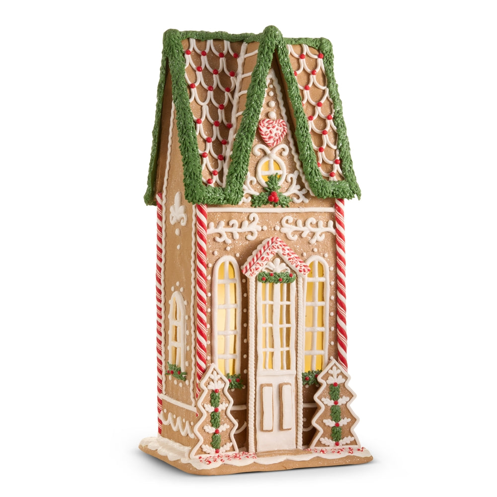 23" Lighted Gingerbread House