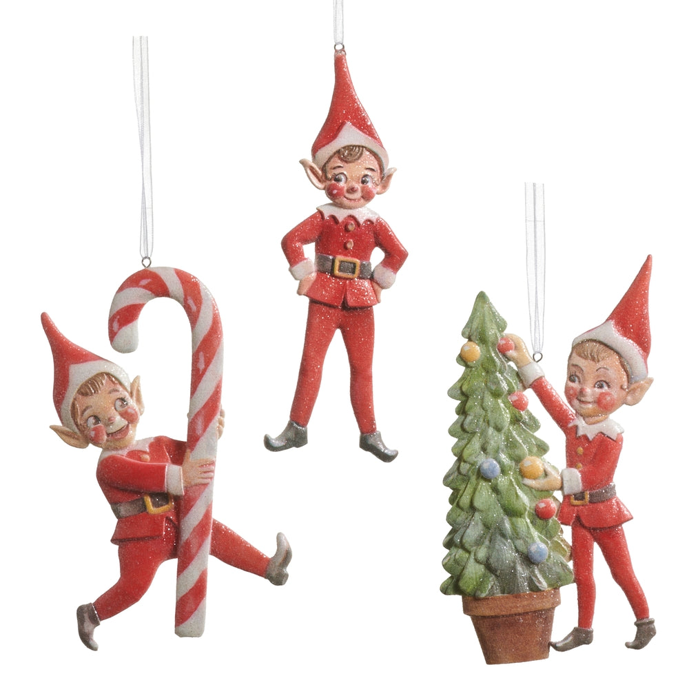 6" Santa's Little Helper Ornament