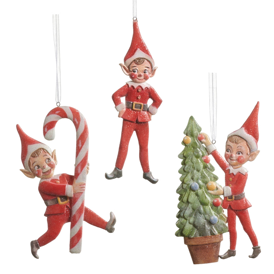 6" Santa's Little Helper Ornament