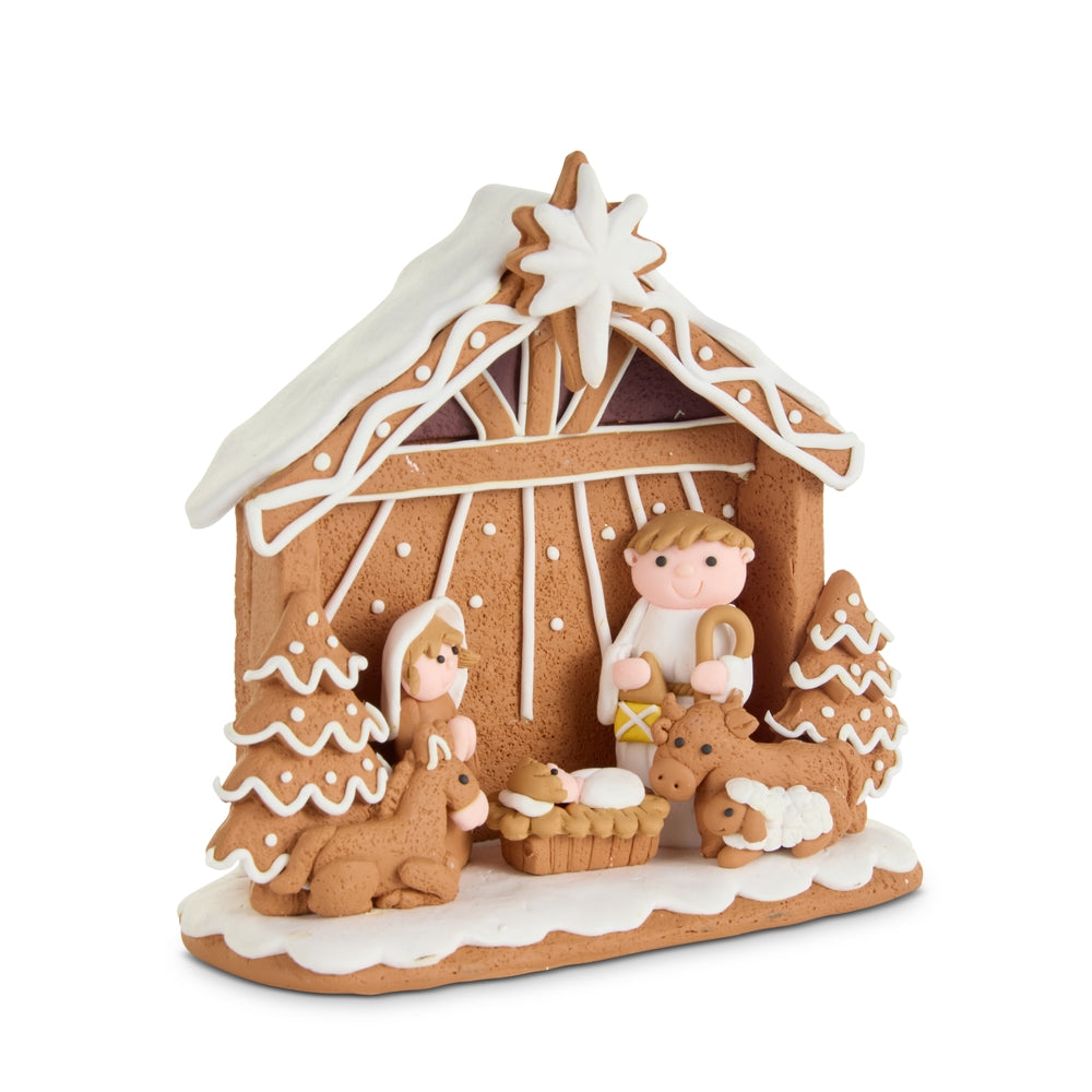 6.5" Gingerbread Nativity