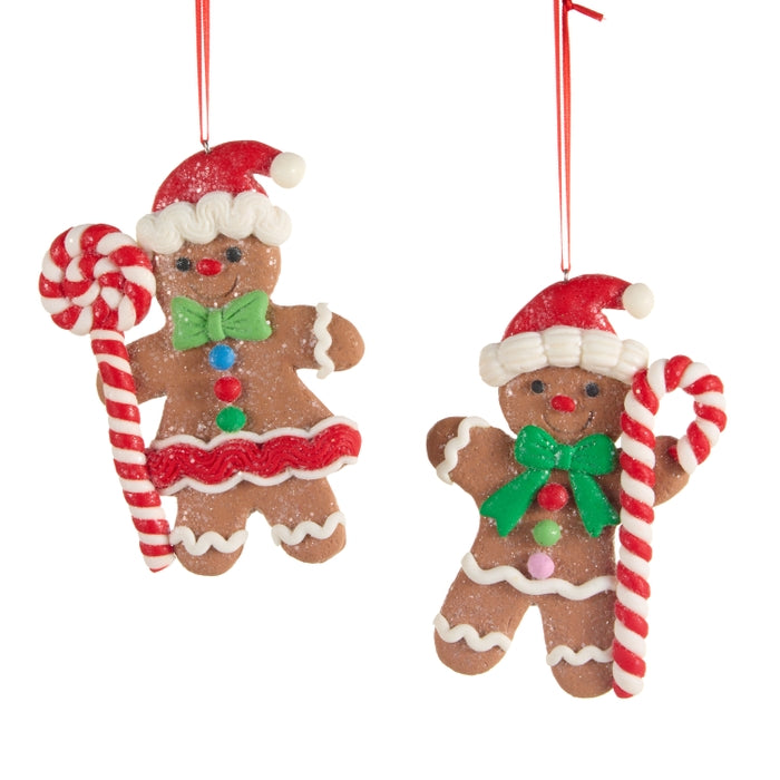 4.75" Multicolor Gingerbread Man Ornament