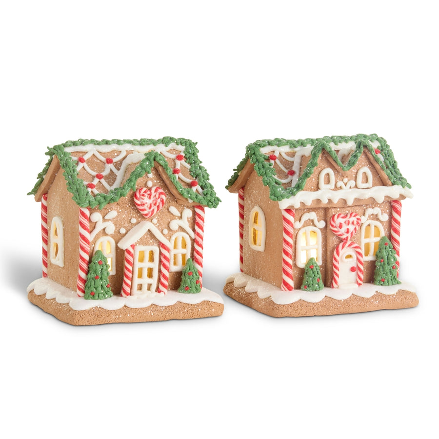 5.5" Lighted Rosemary Mini Gingerbread House
