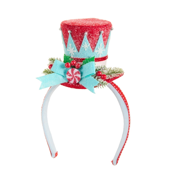 9" Merry Top Hat Headband