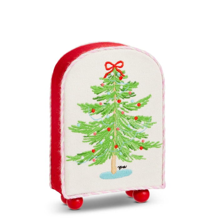 7.25" Needlepoint Tree with Feet