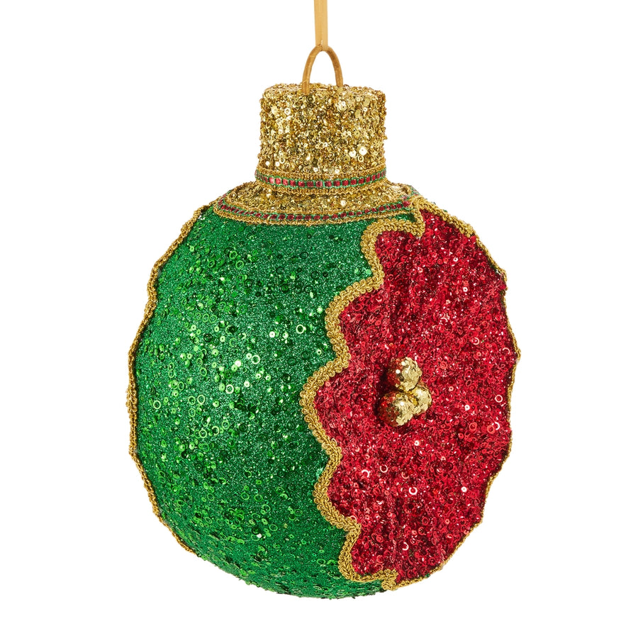 14.5" 2-Sided Oversized Sequin Ornament