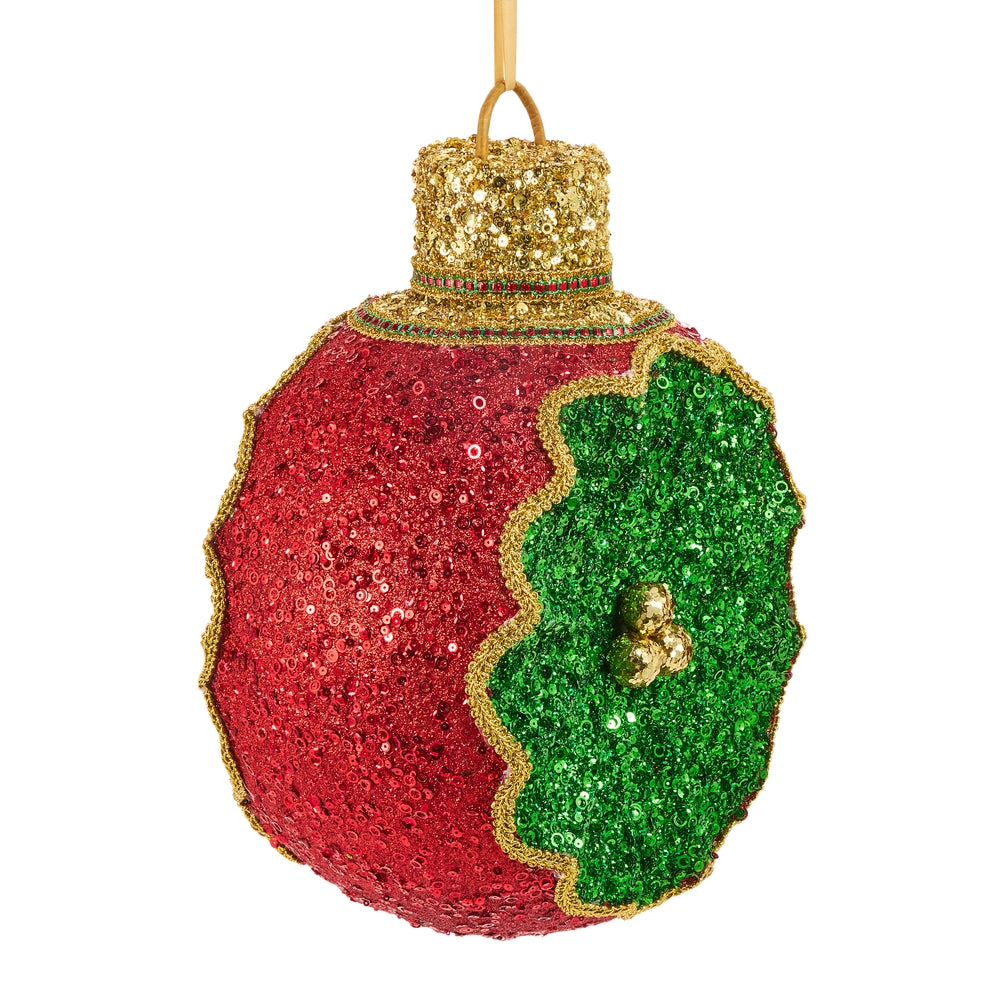 14.5" 2-Sided Oversized Sequin Ornament