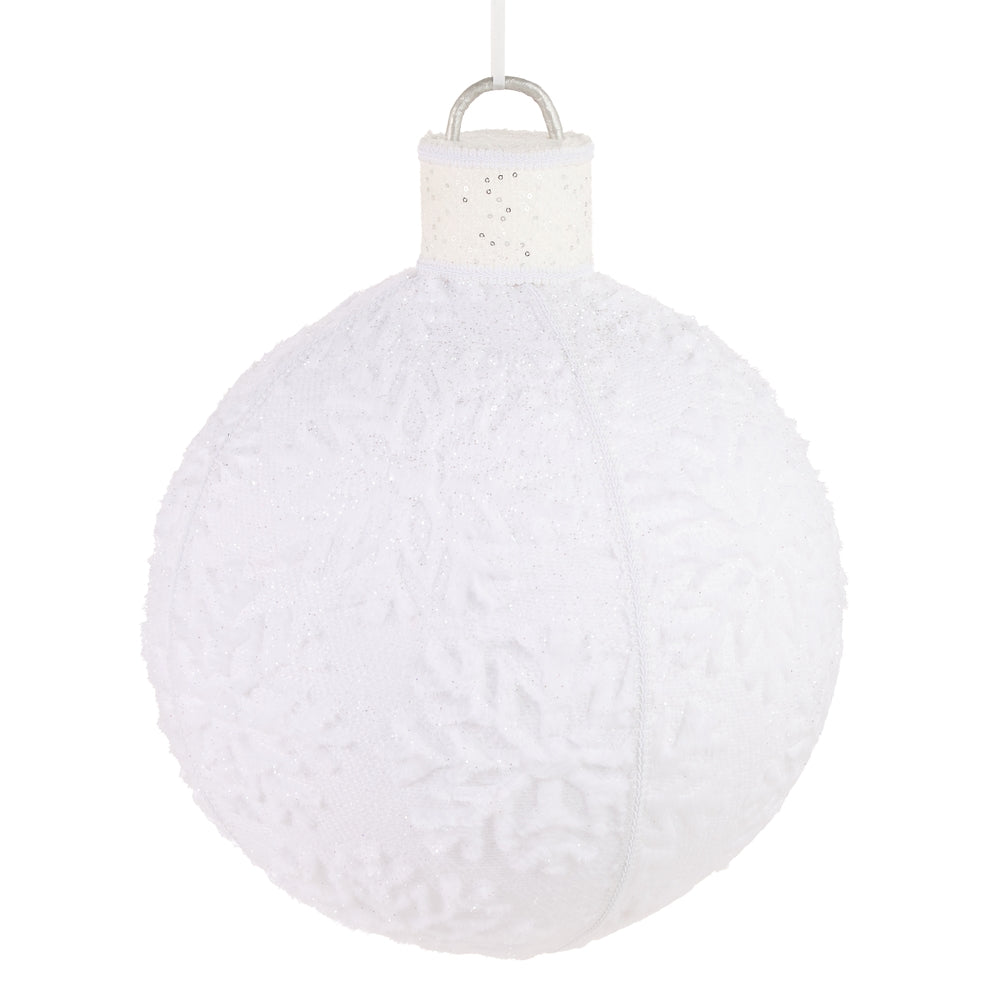 20" Oversized Snowflake Ornament