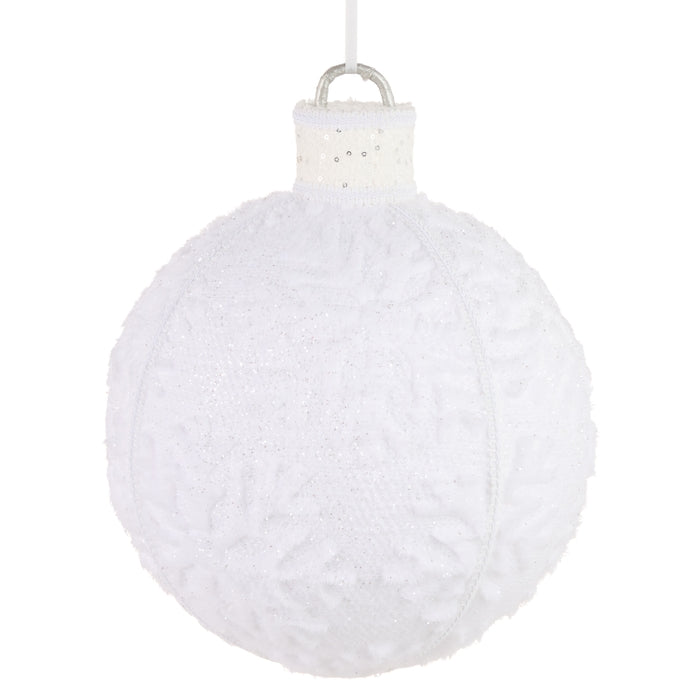 12" Oversized Snowflake Ornament