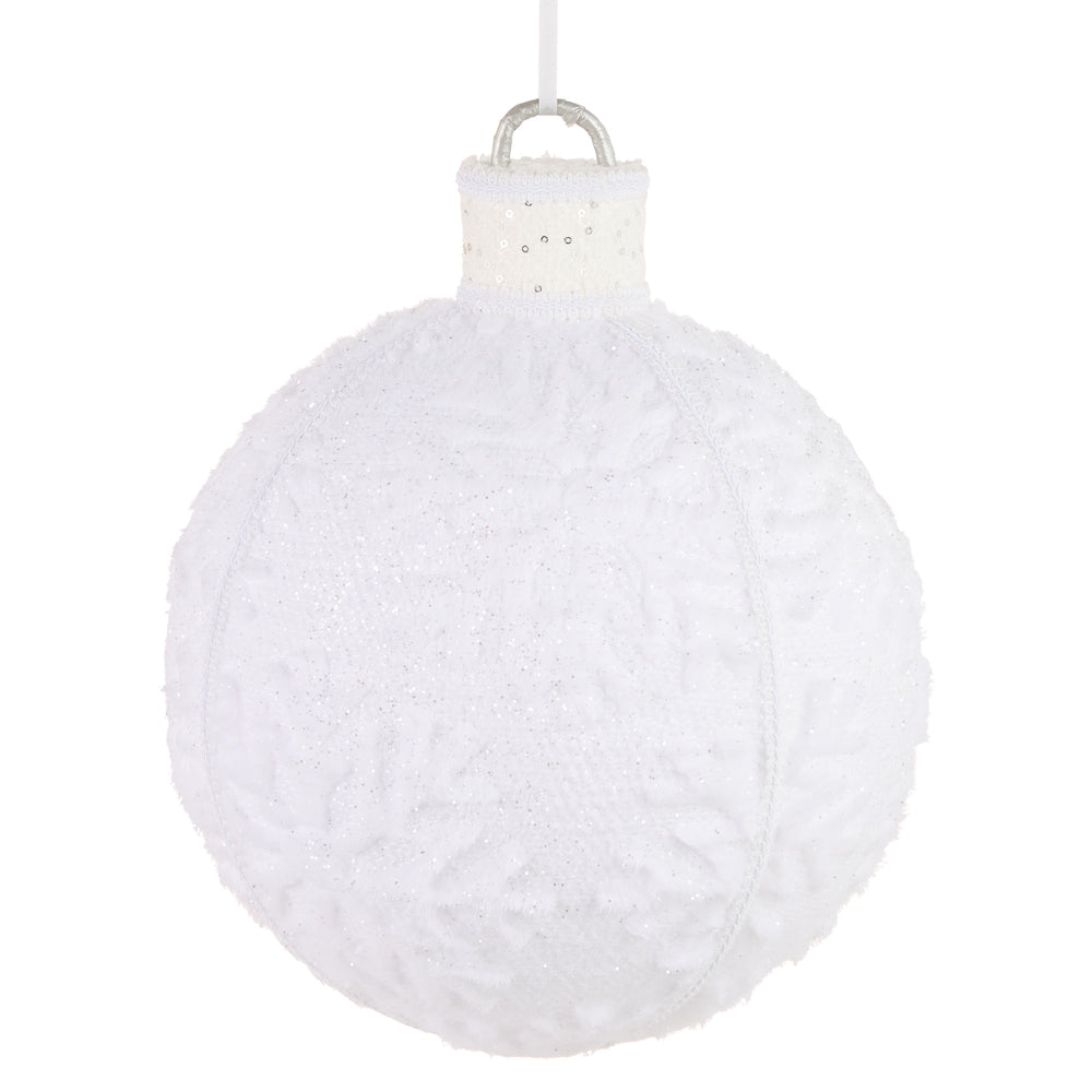 12" Oversized Snowflake Ornament