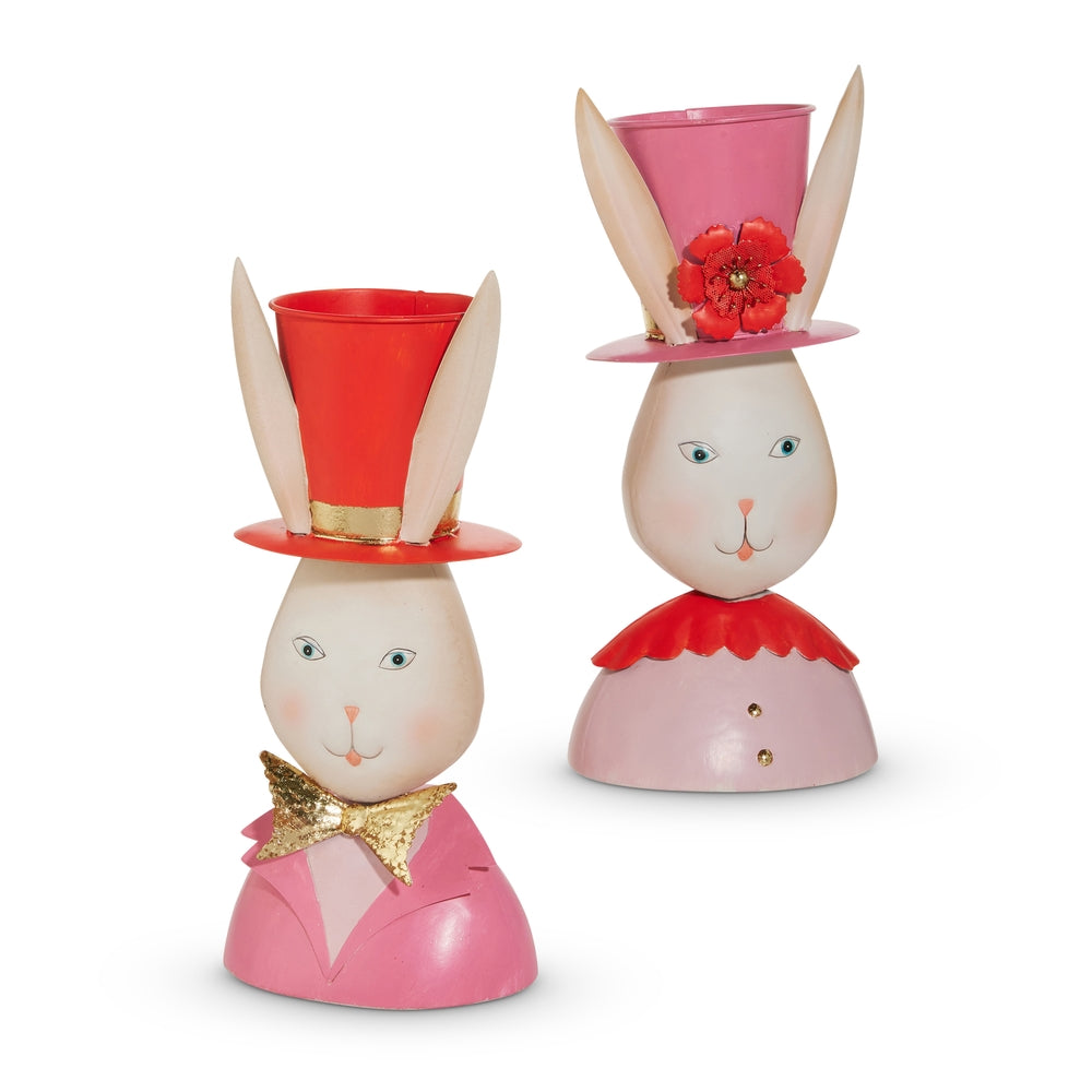 16" Bunny Head Planter