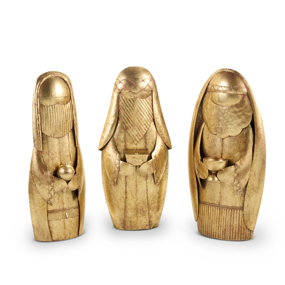 27" Golden Wise Men